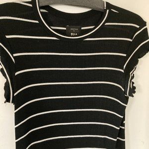 Billabong Black/White Striped Dress